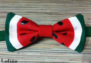 Галстук бабочка "Арбуз"