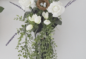 Зонт венок для входной двери.