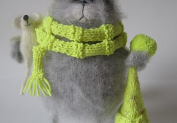 Котик с мышкой