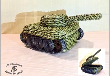 Шкатулка танк