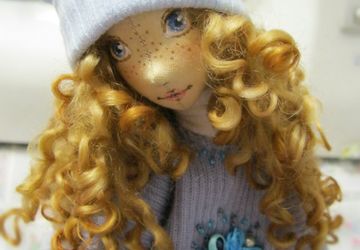 Текстильная кукла. Авторская работа