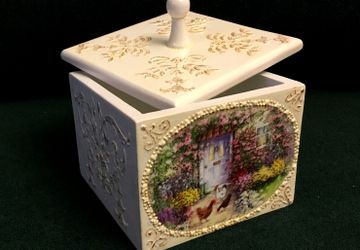 шкатулка в стиле Шебби-Шик