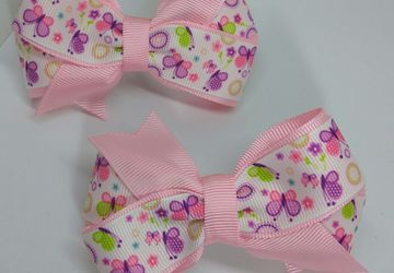 Бантики из репсовых лент