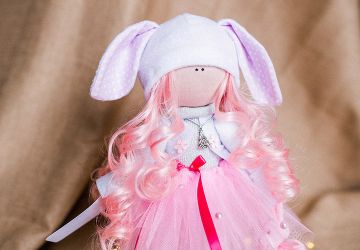 Тканева кукла тыкволовка