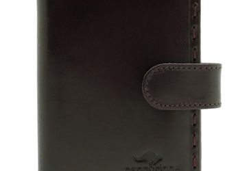 Кожаная визитница Cangurione 3302-002 V/Brown