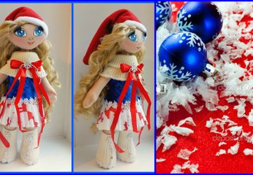 Интерьерная кукла - Снегурочка