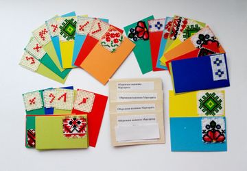 Визитки в стиле скрапбукинг