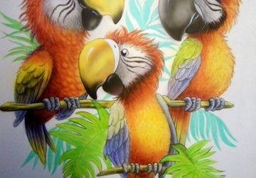 Картина в технике аэрография без рамы