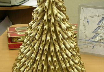 Елка из макарон своими руками