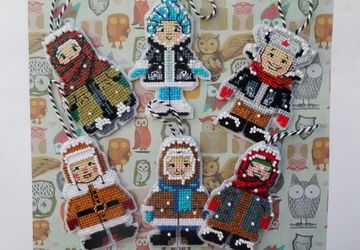 Набор елочных игрушек "Советские малыши"