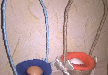 Пасхальная корзинка для яиц