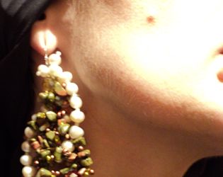 серьги КАМУШКИ