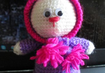 Зайка в капюшоне.