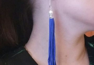 Серьги-кисточки