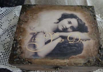 Шкатулка "Живи мечтой"