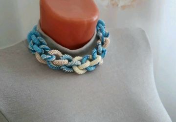 Лариат из бисера