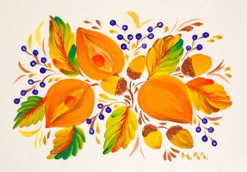 Мастер-класс по петриковской росписи