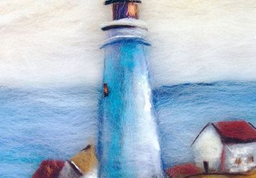 Мастер-класс по живописи шерстью