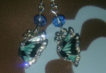 Серьги "Мотыльки"