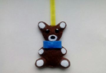 Медвежонок из фетра