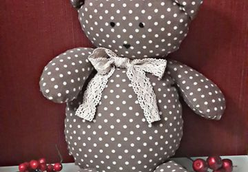 Уютный винтажный мишка своими руками