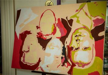 поп-арт портрет по номерам