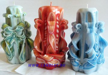 Мастер-класс "Резные свечи своими руками"