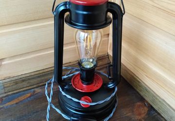 Лампа в стиле лофт из керосинки