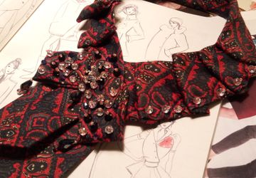 Галстук "Рождественская звезда"