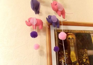 Мобиль "Слоники2"