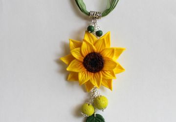 Кулон "Подсолнух"