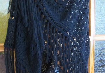 Шаль крючком Натали