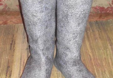 Гольфы валяные из шерсти