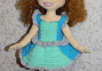 Вязаная кукла Пенелопа (46 см)