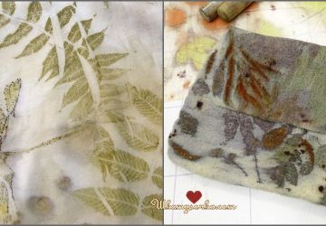 Крашение растениями ЭКО ПРИНТ