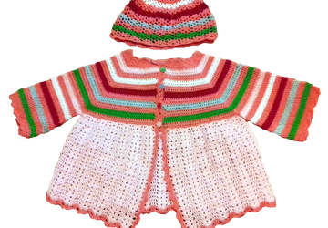 Комплект для девочки (шапочка+туника)