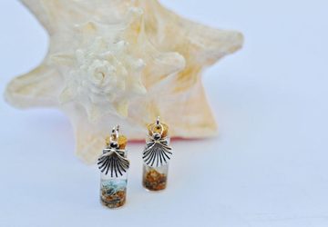 Ожерелье океан в бутылке своими руками.