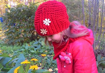 Шапочка "Красная осень"