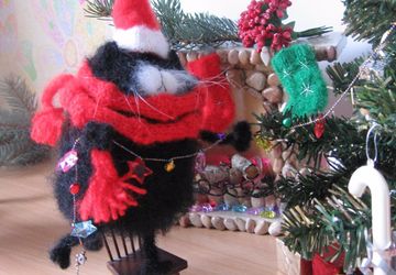 Котик Новогодний
