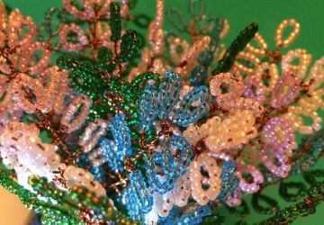 Вереск из бисера