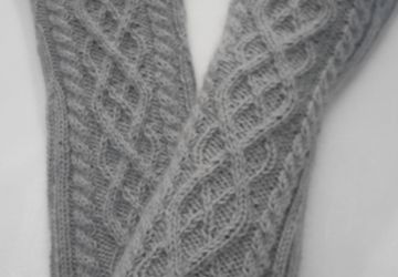 Митенки рукава 101, серые