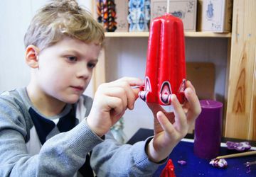 Резные свечи своими руками