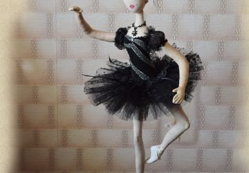 Интерьерная  кукла-балерина ОДИЛЛИЯ