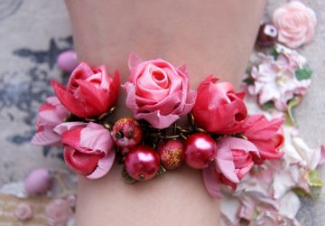 Браслет Алая Роза