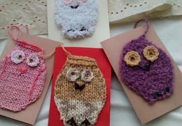 Вязаные открытки