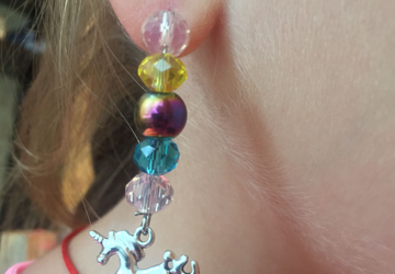Серьги с единорогами 🦄
