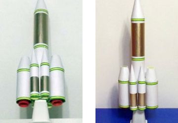 Хендмейд-модель ракеты для развивающих игр с детьми!