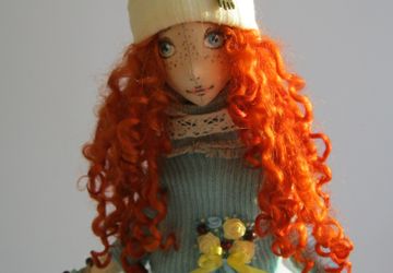 Текстильная кукла. Авторская работа