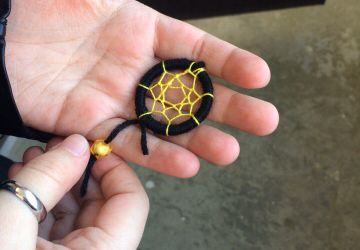 Ловец снов (брошь)