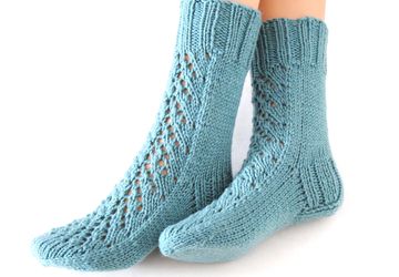 Носки-домашняя обувь "Ажур"